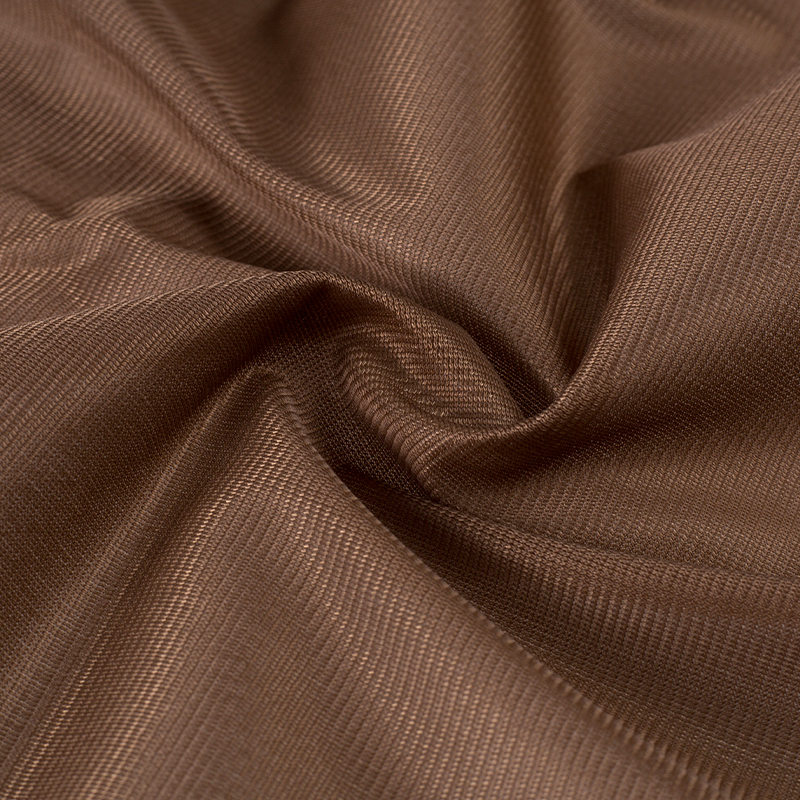 Tejido de tricot de terciopelo mercerizado ligero y brillante